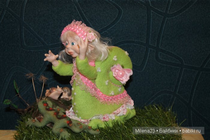 Ульянка,Марийка и Рози. Мои авторские куклы (фото 3)