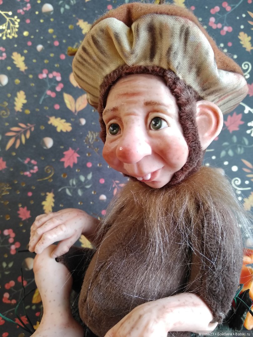 Авторская кукла "Осенний Гном" (фото 4)