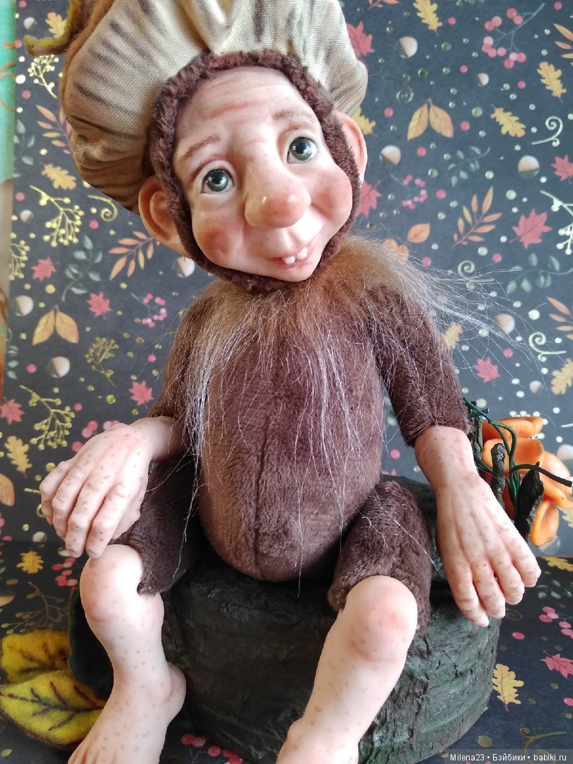 Авторская кукла "Осенний Гном" (фото 2)
