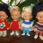 Мои попрошайки, куклы копытки