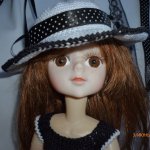 "Черно-белое кино". Одежда для кукол БЖД своими руками