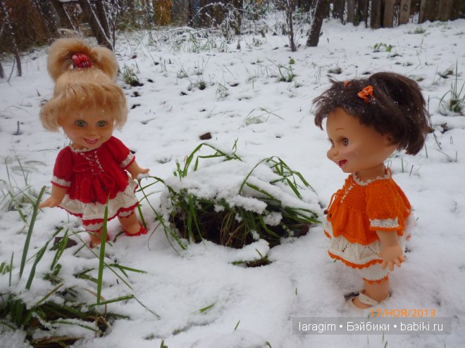 "Радуга на снегу" или одежда для Baby Face своими руками (фото 9)