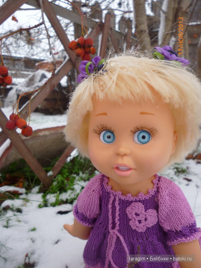 "Радуга на снегу" или одежда для Baby Face своими руками (фото 7)