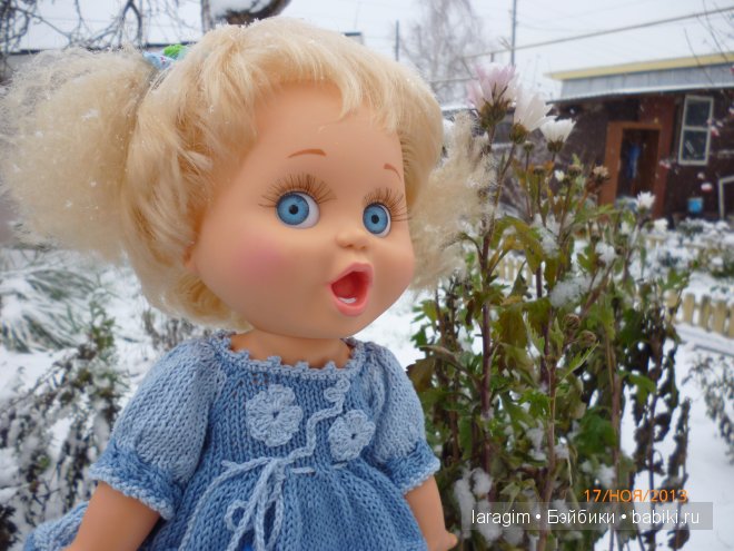 "Радуга на снегу" или одежда для Baby Face своими руками (фото 6)