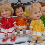 "Радуга на снегу" или одежда для Baby Face своими руками