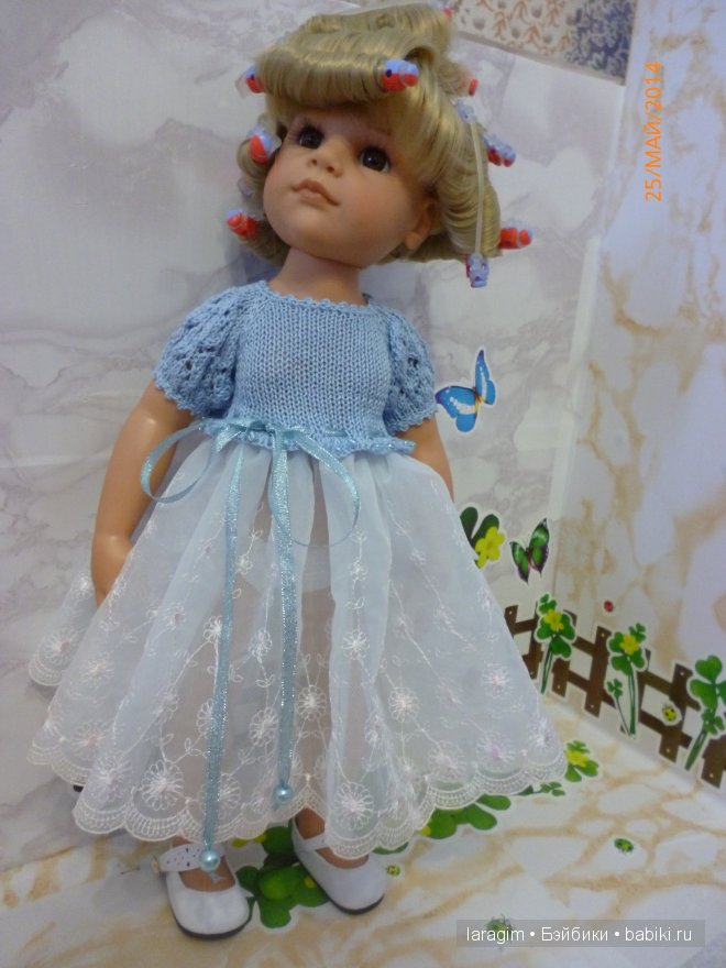 "История одного платья..." или одежда для Gotz своими руками (фото 4)