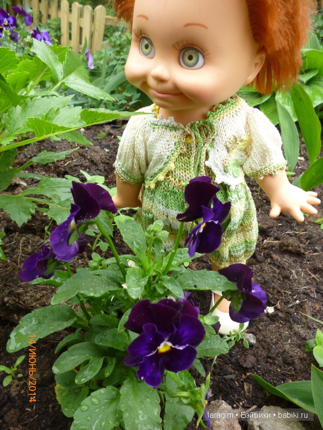 "В моём саду, Ланфрен-ланфра" - или одежда для Baby Face своими руками (фото 8)