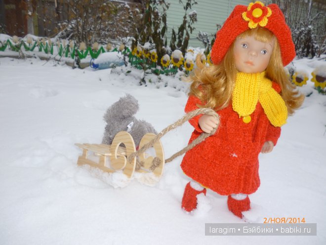 "Первый снег" или ... одежда для Minouche от Sylvia Natterer своими руками | Бэйбики "Первый снег" или ... одежда для Minouche от Sylvia Natterer своими руками (фото 4)