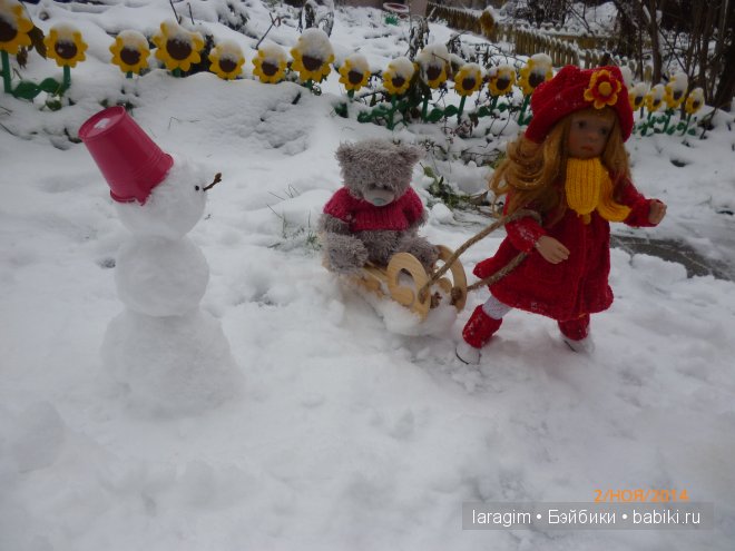 "Первый снег" или ... одежда для Minouche от Sylvia Natterer своими руками | Бэйбики "Первый снег" или ... одежда для Minouche от Sylvia Natterer своими руками