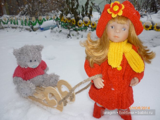 "Первый снег" или ... одежда для Minouche от Sylvia Natterer своими руками | Бэйбики "Первый снег" или ... одежда для Minouche от Sylvia Natterer своими руками (фото 3)