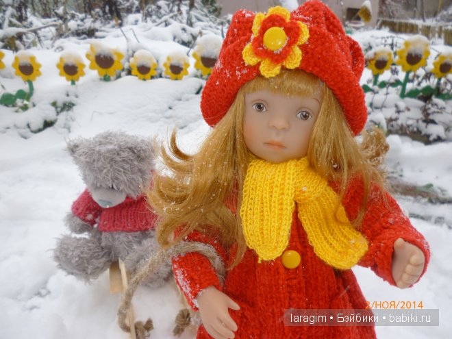 "Первый снег" или ... одежда для Minouche от Sylvia Natterer своими руками | Бэйбики "Первый снег" или ... одежда для Minouche от Sylvia Natterer своими руками