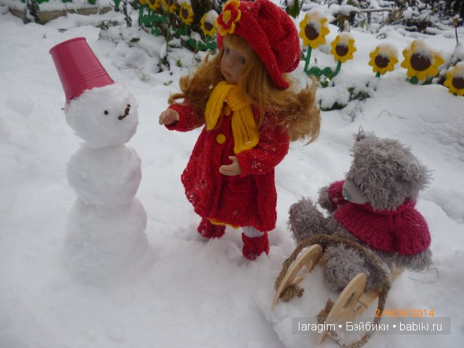 "Первый снег" или ... одежда для Minouche от Sylvia Natterer своими руками | Бэйбики "Первый снег" или ... одежда для Minouche от Sylvia Natterer своими руками