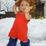 "Ну что, будем валенки валять?" - или обувь для того, кому подойдет. Валенки для куклы