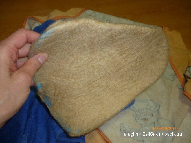 "Упала шляпа" или валяем шляпу для куклы | Бэйбики "Упала шляпа" или валяем шляпу для куклы