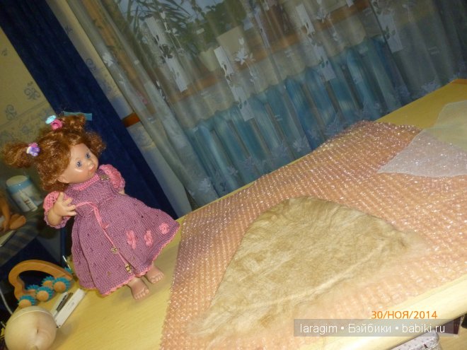 "Упала шляпа" или валяем шляпу для куклы | Бэйбики "Упала шляпа" или валяем шляпу для куклы (фото 8)