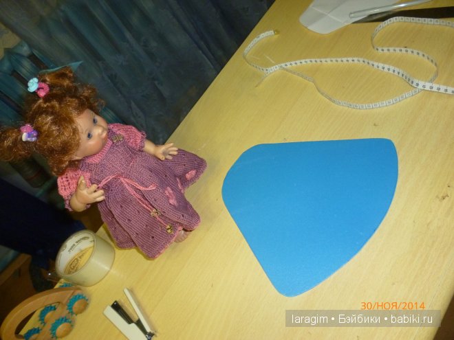 "Упала шляпа" или валяем шляпу для куклы | Бэйбики "Упала шляпа" или валяем шляпу для куклы (фото 5)