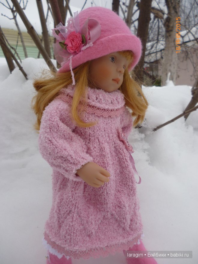 "Розовые розы" или... одежда для Minouche от Sylvia Natterer своими руками (фото 4)