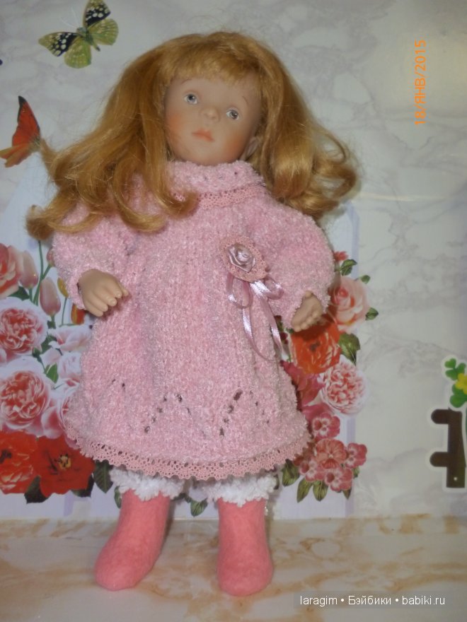 "Розовые розы" или... одежда для Minouche от Sylvia Natterer своими руками (фото 2)