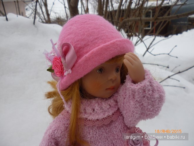 "Розовые розы" или... одежда для Minouche от Sylvia Natterer своими руками (фото 7)