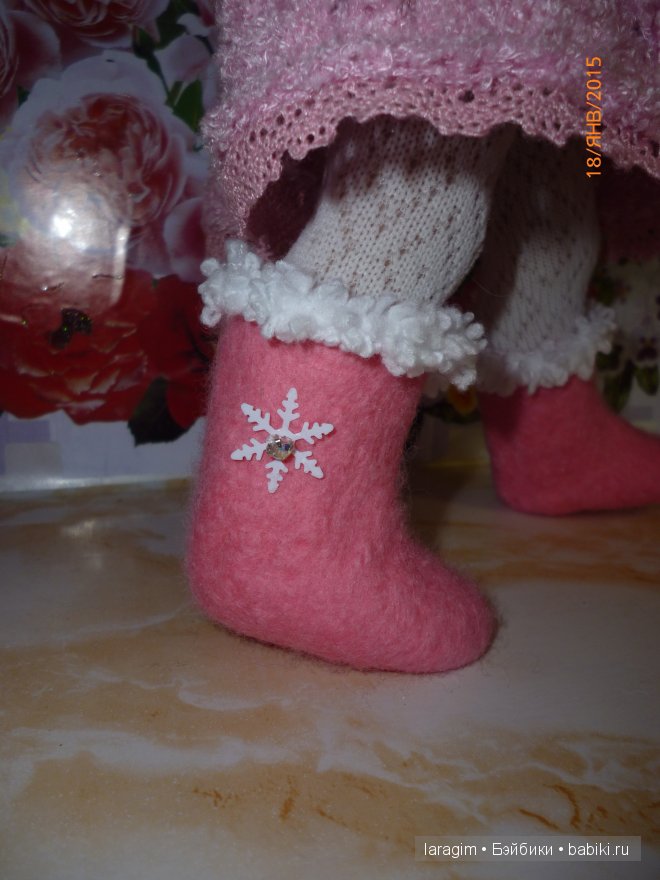 "Розовые розы" или... одежда для Minouche от Sylvia Natterer своими руками