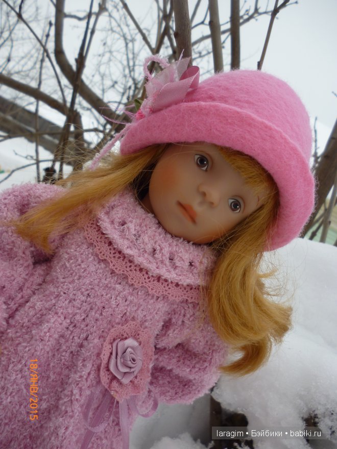 "Розовые розы" или... одежда для Minouche от Sylvia Natterer своими руками