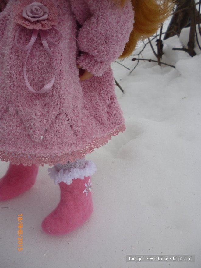 "Розовые розы" или... одежда для Minouche от Sylvia Natterer своими руками