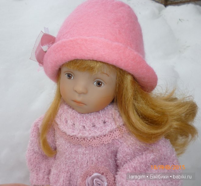 "Розовые розы" или... одежда для Minouche от Sylvia Natterer своими руками (фото 9)