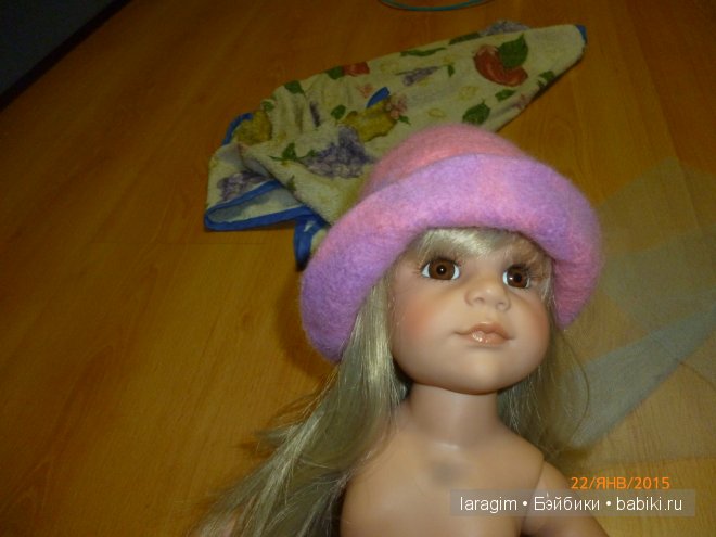 "Упала шляпа" или валяем шляпу для куклы, попытка № 2 | Бэйбики "Упала шляпа" или валяем шляпу для куклы, попытка № 2