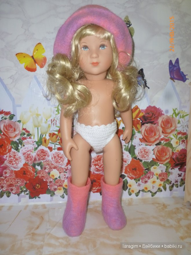 "Упала шляпа" или валяем шляпу для куклы, попытка № 2 | Бэйбики "Упала шляпа" или валяем шляпу для куклы, попытка № 2