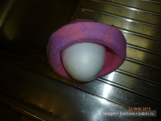 "Упала шляпа" или валяем шляпу для куклы, попытка № 2 | Бэйбики "Упала шляпа" или валяем шляпу для куклы, попытка № 2