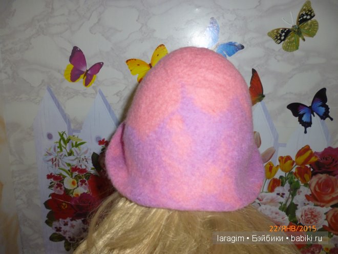 "Упала шляпа" или валяем шляпу для куклы, попытка № 2 | Бэйбики "Упала шляпа" или валяем шляпу для куклы, попытка № 2