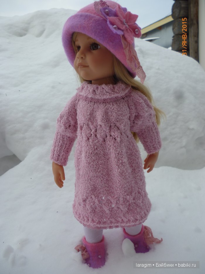 "Если снежинка не растает"...или одежда для Gotz своими руками