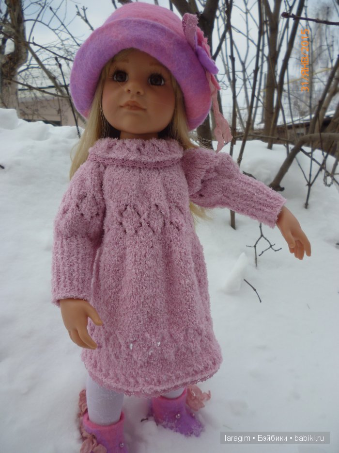 "Если снежинка не растает"...или одежда для Gotz своими руками (фото 10)