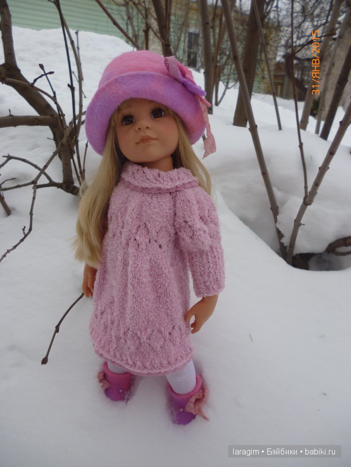 "Если снежинка не растает"...или одежда для Gotz своими руками