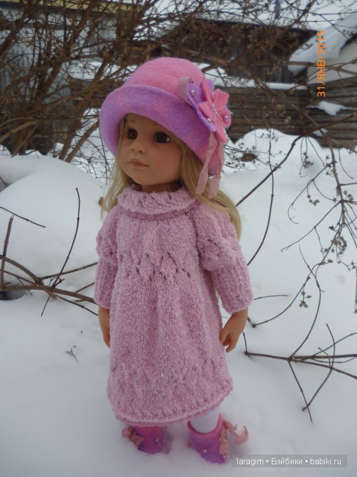 "Если снежинка не растает"...или одежда для Gotz своими руками
