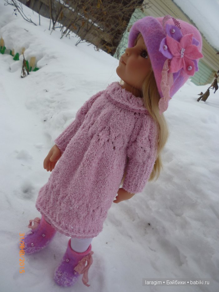 "Если снежинка не растает"...или одежда для Gotz своими руками (фото 6)