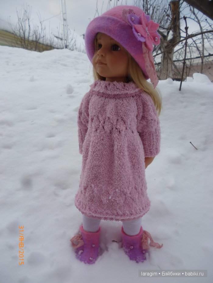 "Если снежинка не растает"...или одежда для Gotz своими руками (фото 7)