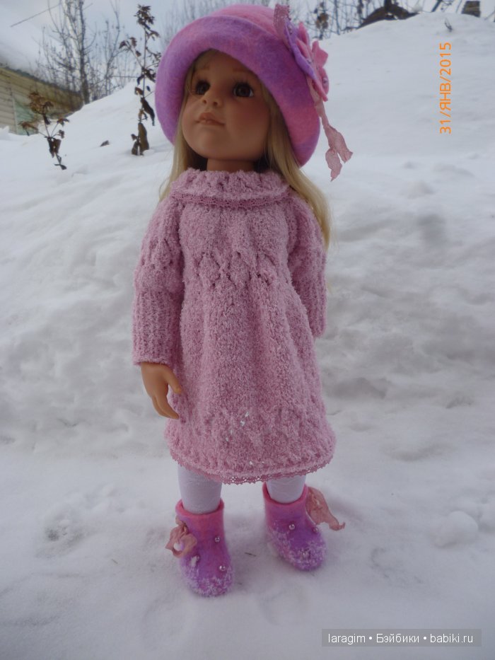 "Если снежинка не растает"...или одежда для Gotz своими руками (фото 4)