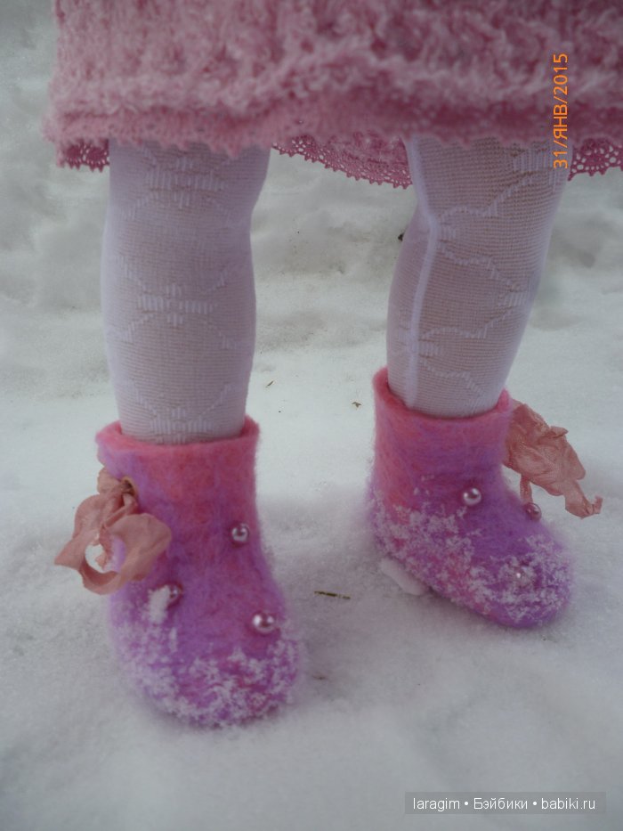 "Если снежинка не растает"...или одежда для Gotz своими руками (фото 5)