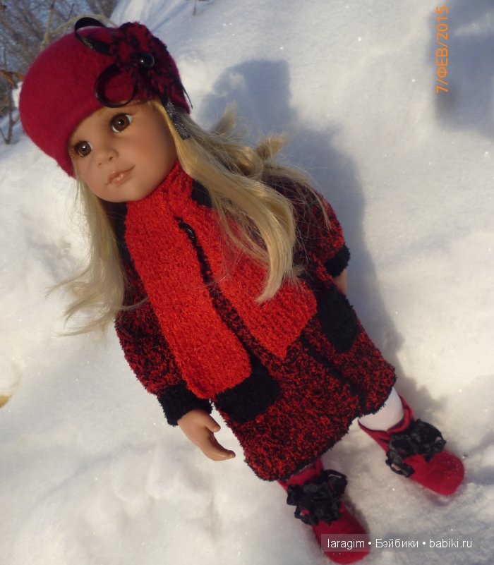 «Красное и чёрное» ...или одежда для Gotz своими руками