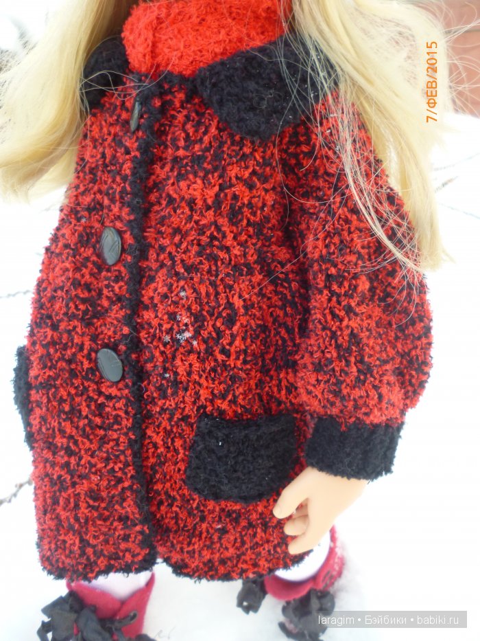 «Красное и чёрное» ...или одежда для Gotz своими руками (фото 6)