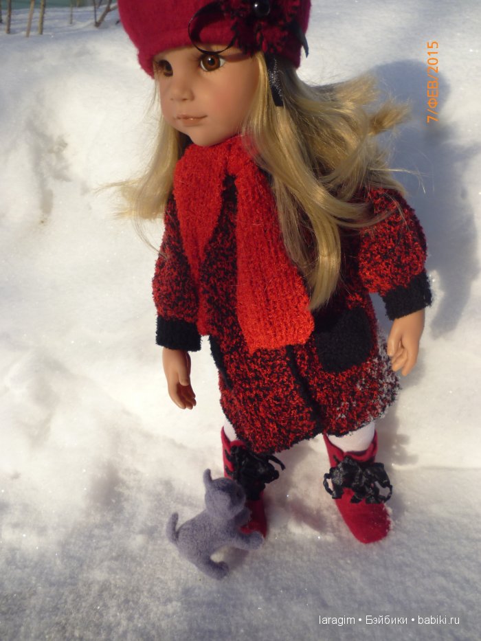 «Красное и чёрное» ...или одежда для Gotz своими руками