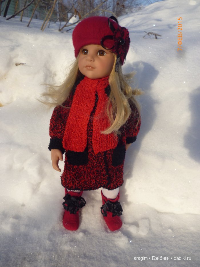 «Красное и чёрное» ...или одежда для Gotz своими руками