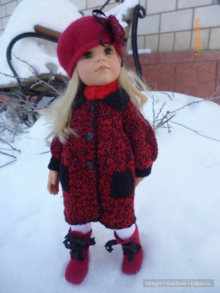 «Красное и чёрное» ...или одежда для Gotz своими руками