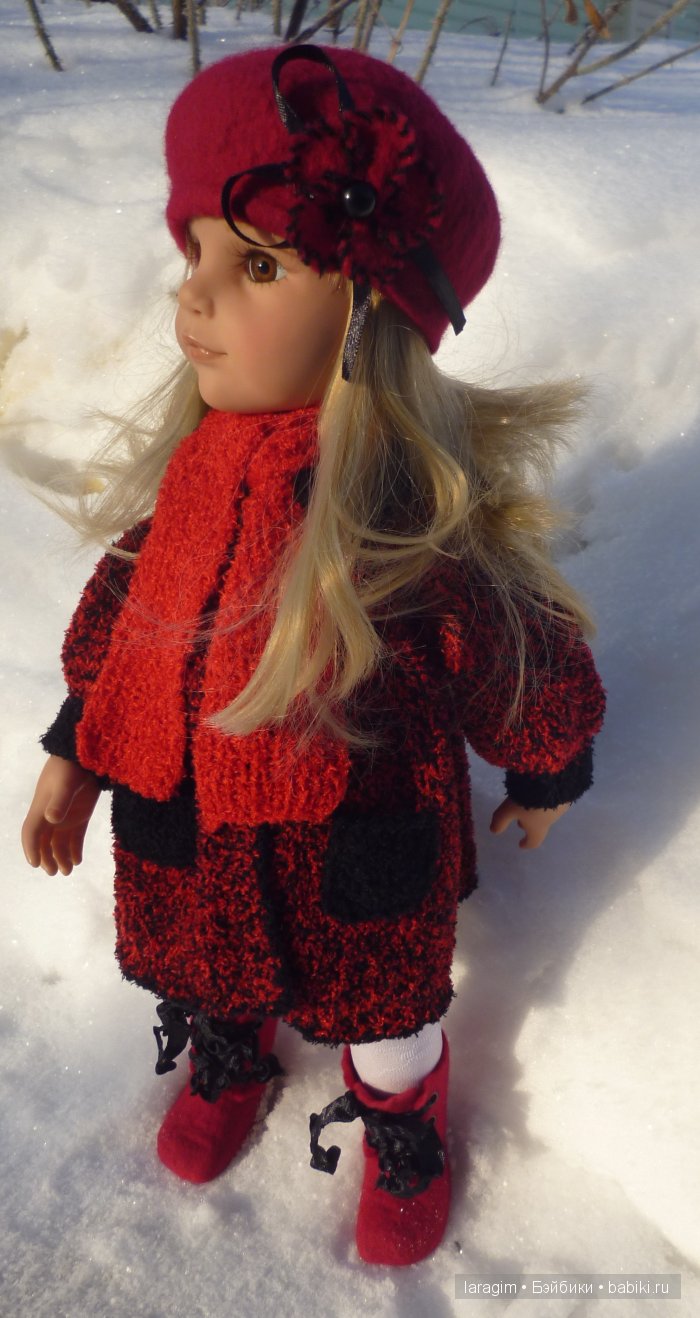 «Красное и чёрное» ...или одежда для Gotz своими руками