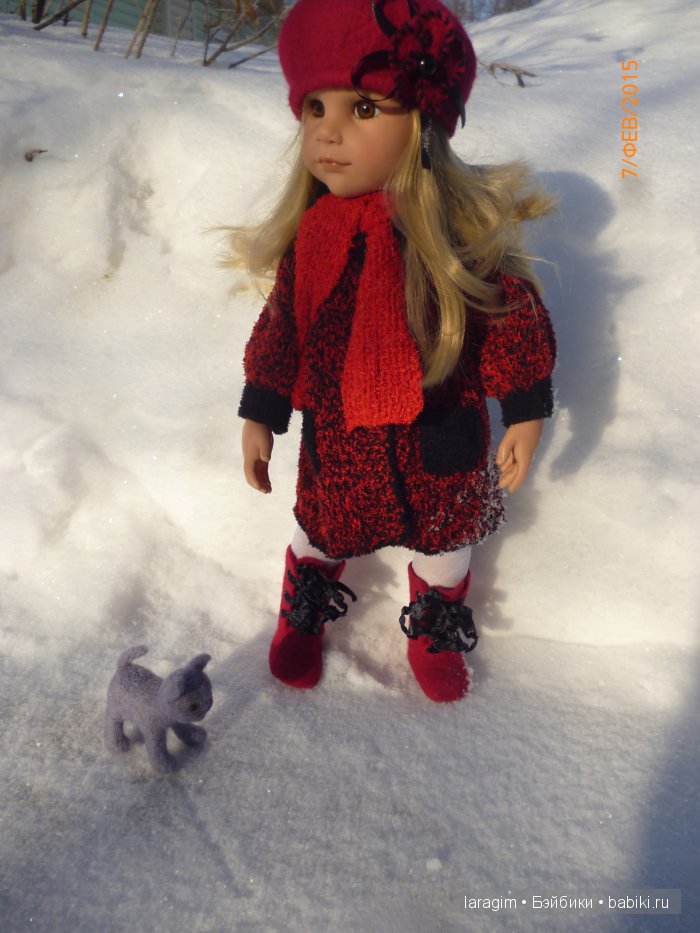 «Красное и чёрное» ...или одежда для Gotz своими руками