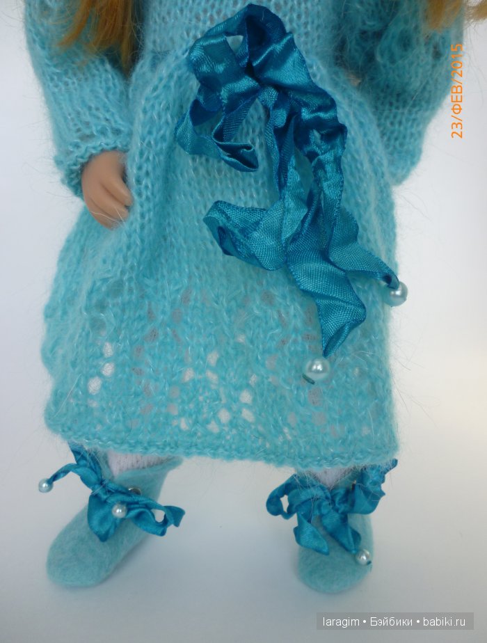 "Как персидская больная бирюза" или... одежда для Minouche от Sylvia Natterer своими руками (фото 5)