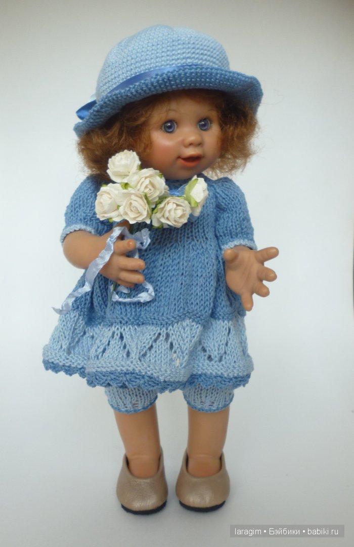 "Голубые розы", 8 Марта или ...одежда для Wichtel от Rosemarie Müller своими руками | Бэйбики "Голубые розы", 8 Марта или ...одежда для Wichtel от Rosemarie Müller своими руками