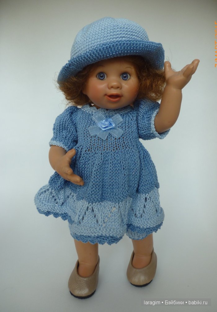 "Голубые розы", 8 Марта или ...одежда для Wichtel от Rosemarie Müller своими руками | Бэйбики "Голубые розы", 8 Марта или ...одежда для Wichtel от Rosemarie Müller своими руками