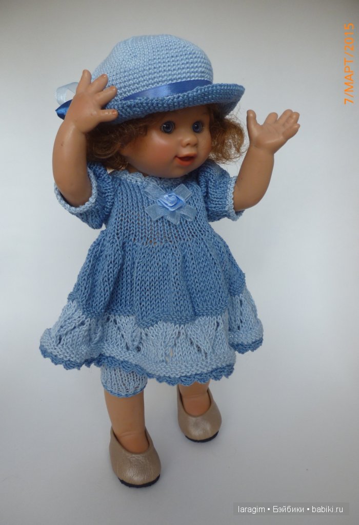 "Голубые розы", 8 Марта или ...одежда для Wichtel от Rosemarie Müller своими руками | Бэйбики "Голубые розы", 8 Марта или ...одежда для Wichtel от Rosemarie Müller своими руками (фото 9)